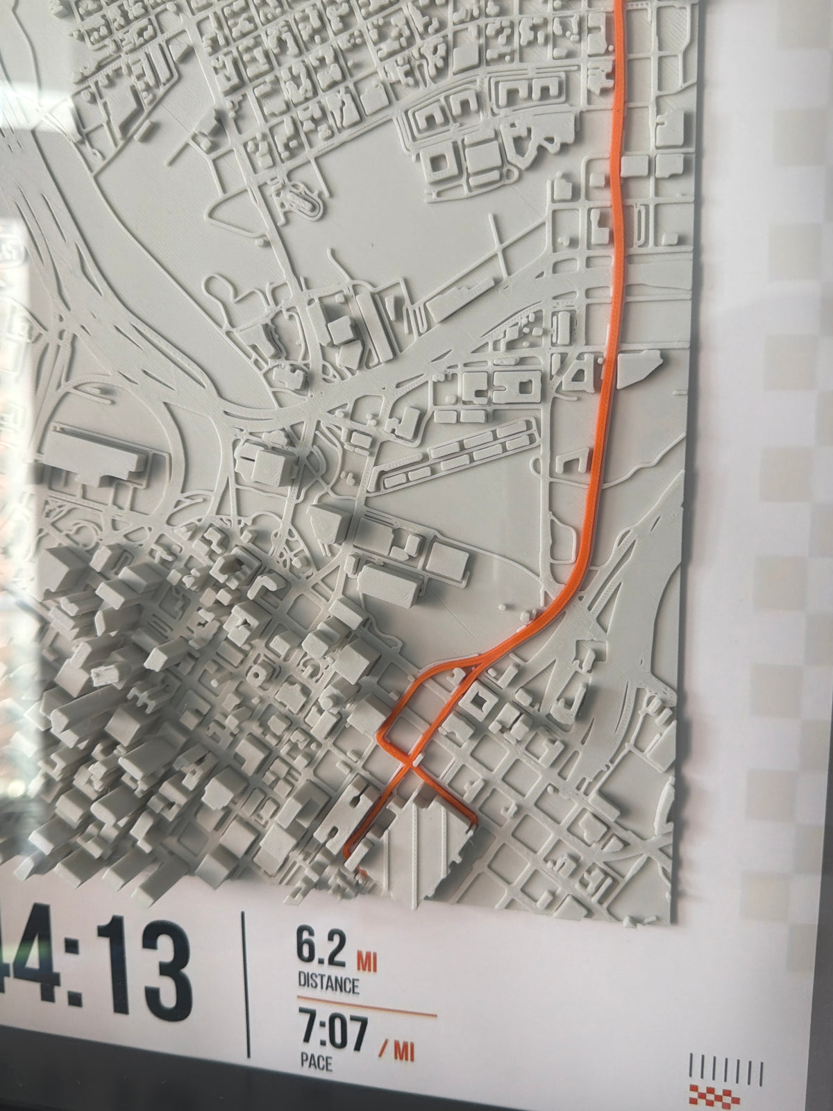 Personalized 3D Race Map | Custom GPX Running Wall Art | Marathon Finisher Gift