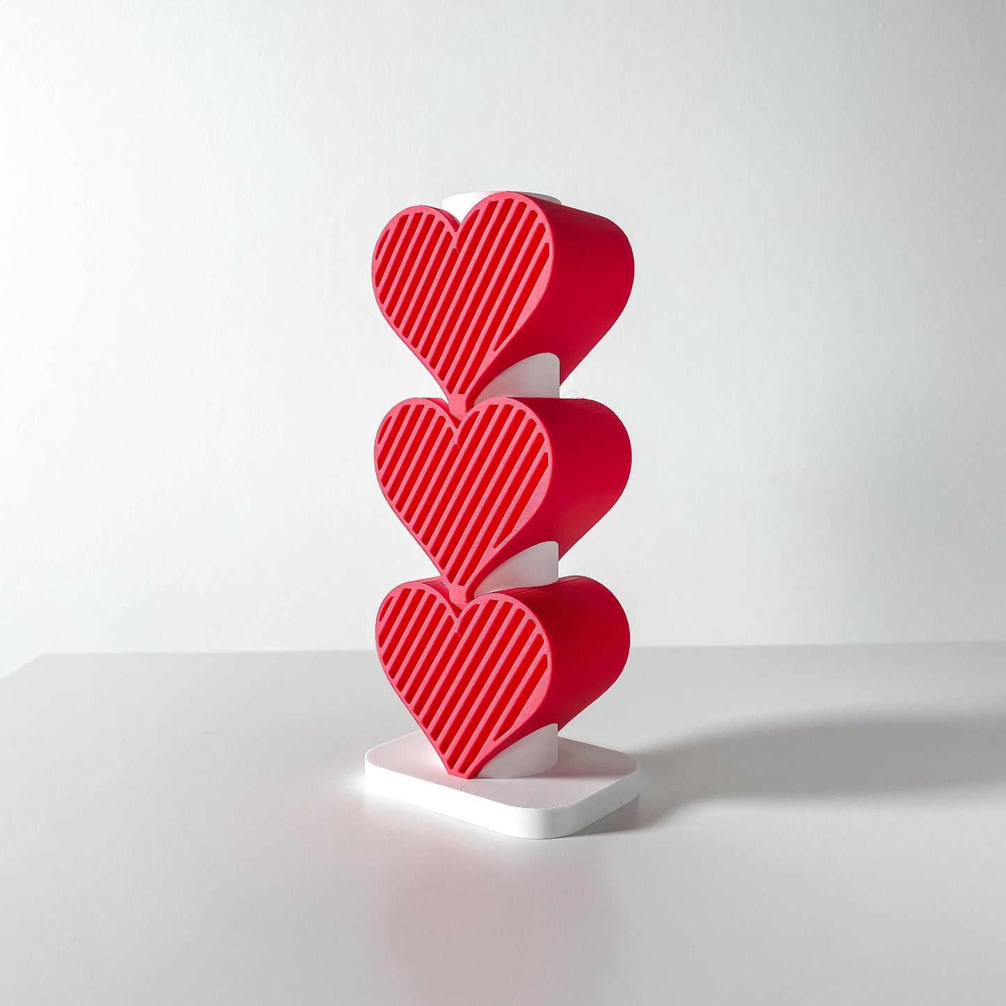 Valentine's Heart Vase - Charming 3D Printed Love-Themed Decor