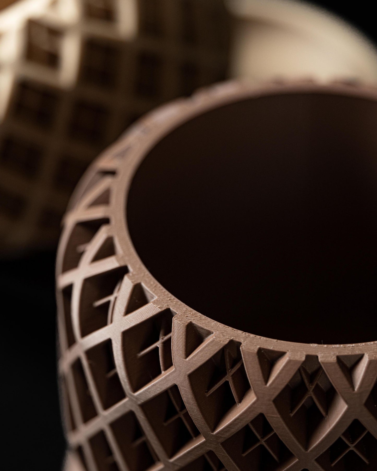 The Torio - Unique Geometric 3D Printed Planter with Drainage