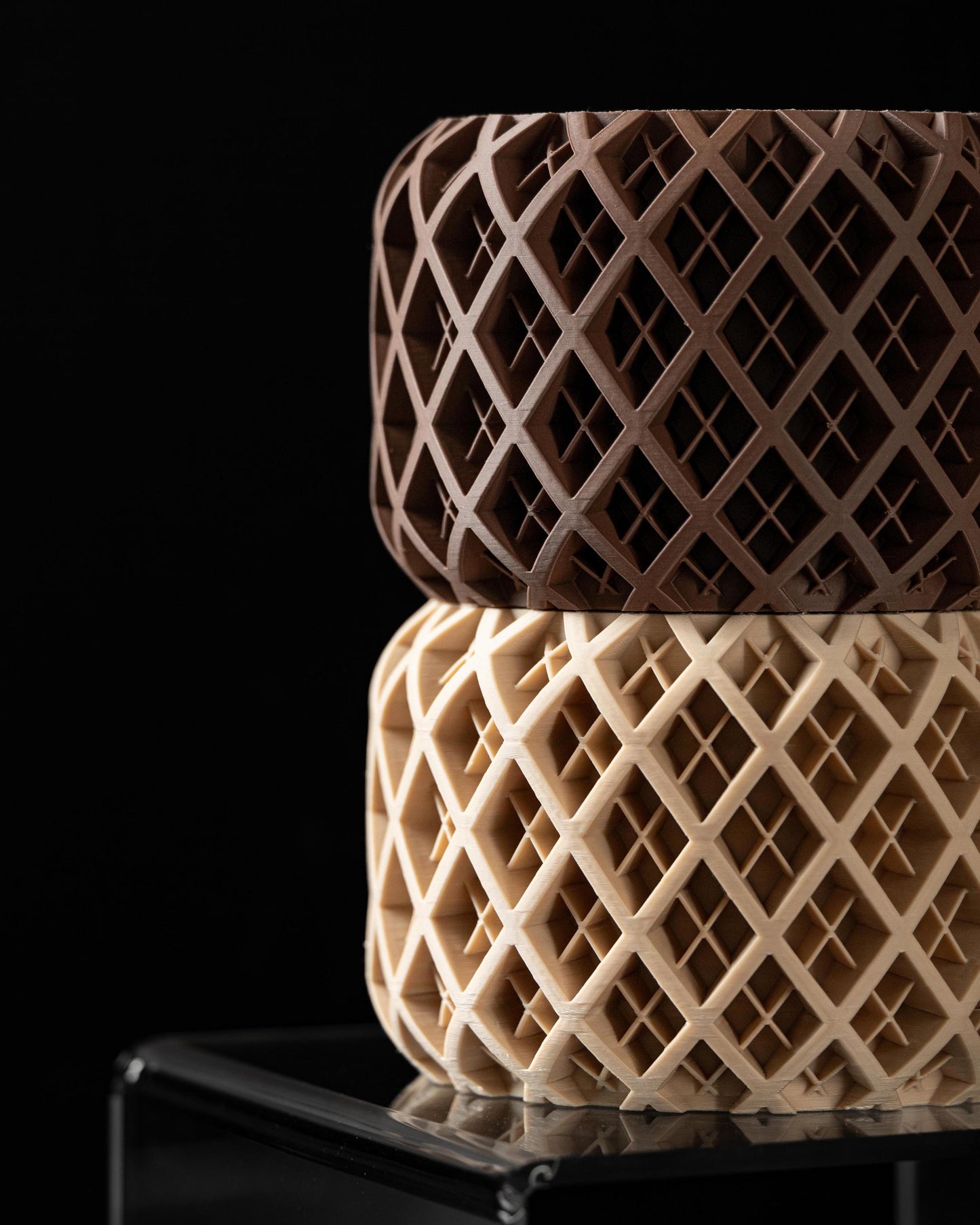 The Torio - Unique Geometric 3D Printed Planter with Drainage