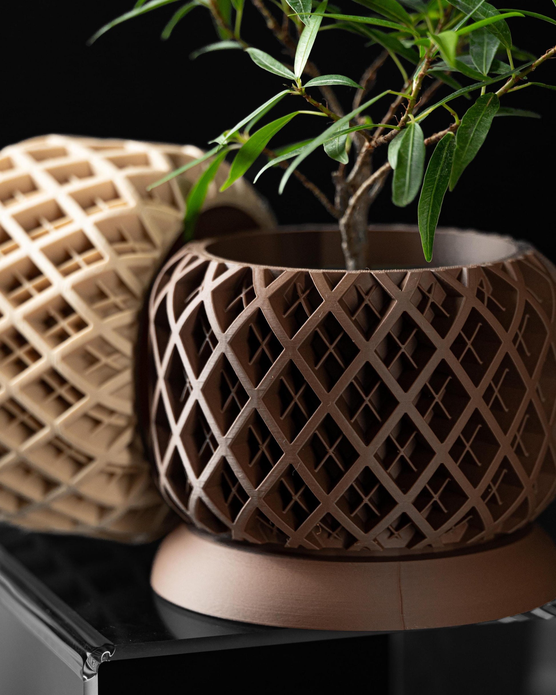 The Torio - Unique Geometric 3D Printed Planter with Drainage