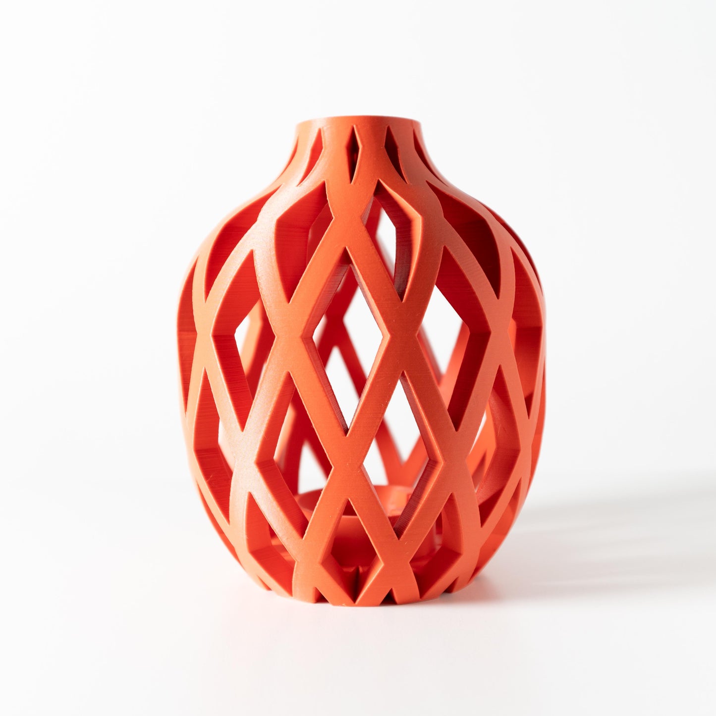 The Adani - Modern 3D Printed Decorative Vase with Geometric Openwork Design