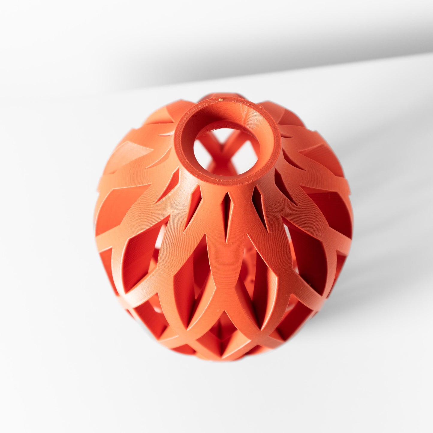 The Adani - Modern 3D Printed Decorative Vase with Geometric Openwork Design