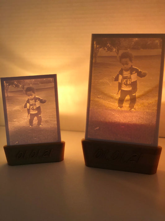 Photo Candle Holder - Illuminate Your Memories