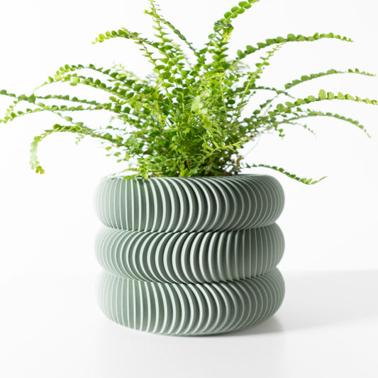 The Maro - Stylish 3D Printed Planter with Organic Texture