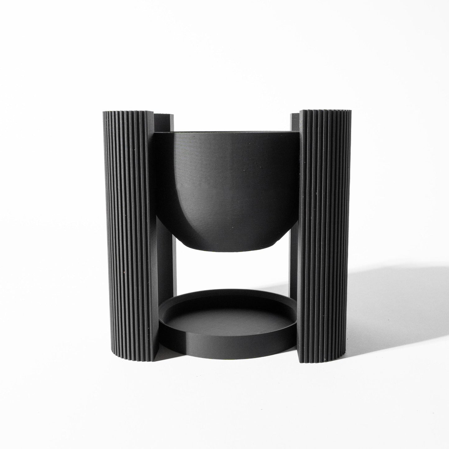 The Avor - Contemporary 3D Printed Planter with Drainage Solution