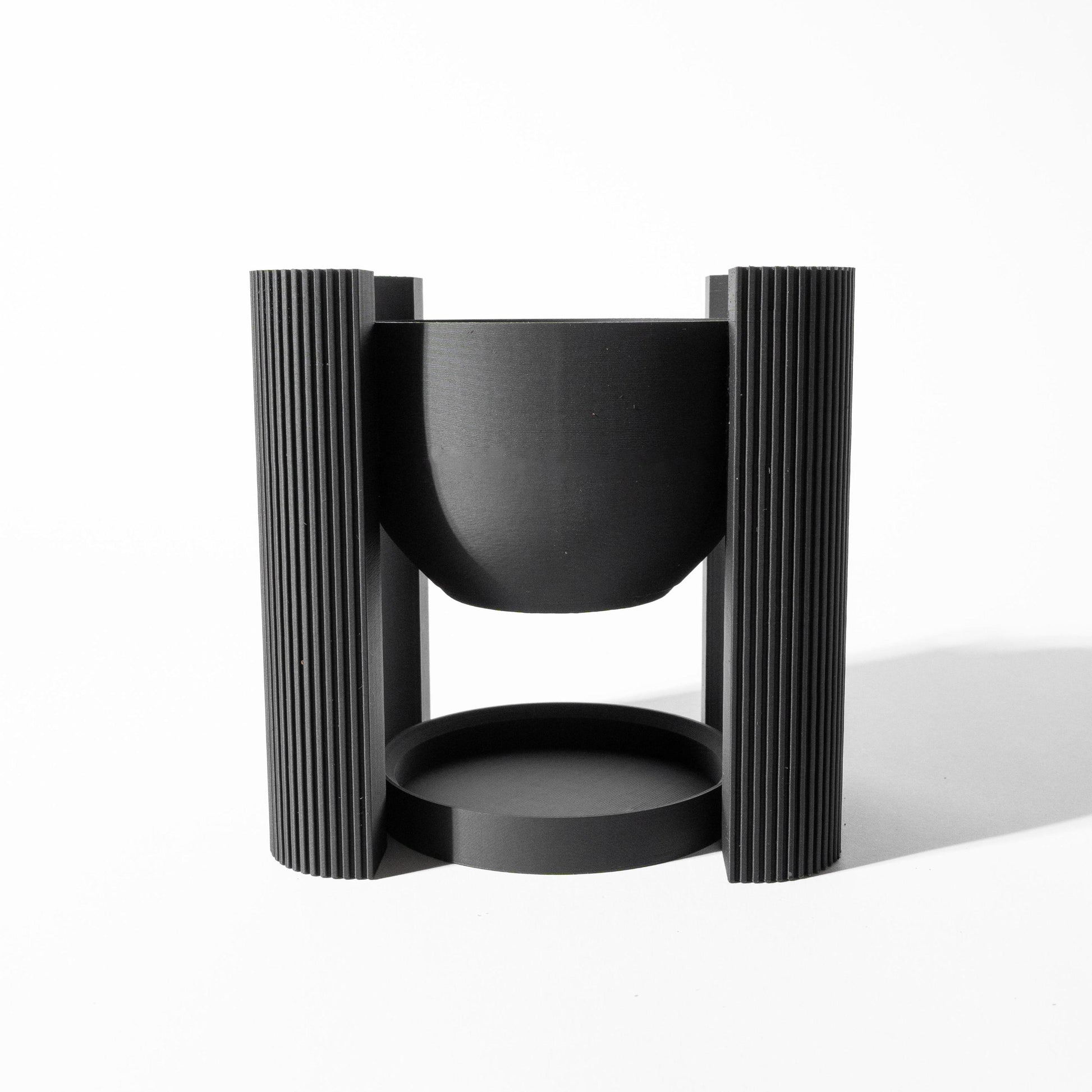 The Avor - Contemporary 3D Printed Planter with Drainage Solution