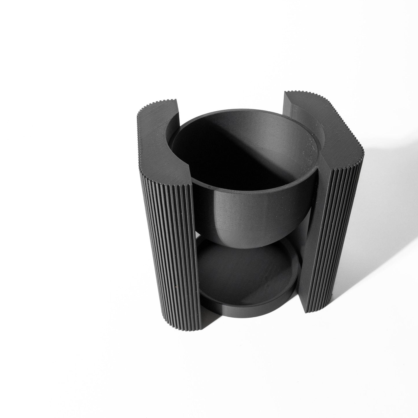 The Avor - Contemporary 3D Printed Planter with Drainage Solution